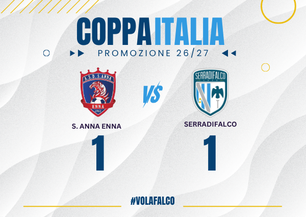 Un buon Serradifalco riparte da Enna: 1-1 in Coppa Italia