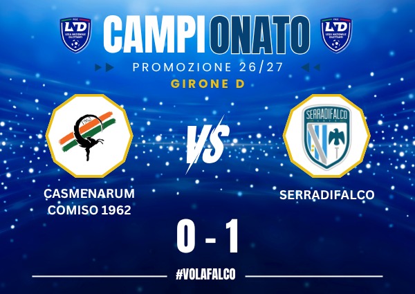 Il Serradifalco porta a casa i primi tre punti fuori casa: a Ragusa con il Comiso 1962 finisce 0-1